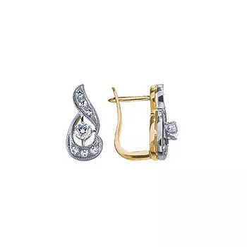 Золотые серьги 15583RS