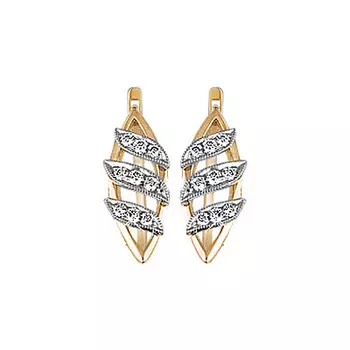 Золотые серьги 17004RS