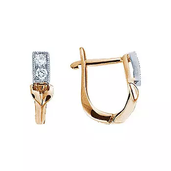 Золотые серьги 17674RS