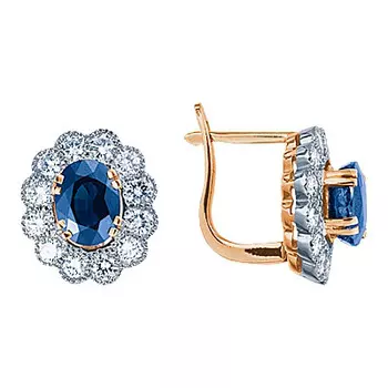 Золотые серьги 17786RS