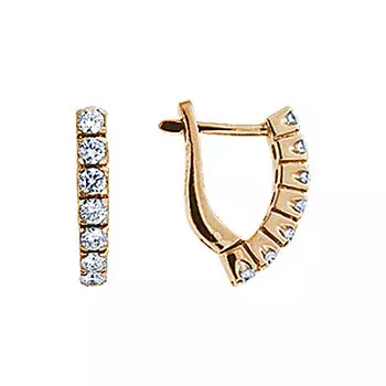 Золотые серьги 17821RS