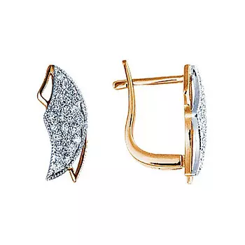 Золотые серьги 17852RS