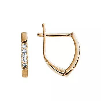 Золотые серьги 17958RS