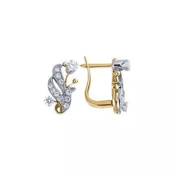 Золотые серьги 18451RS