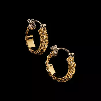 Золотые серьги 20010