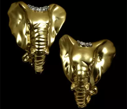 Золотые серьги 20020