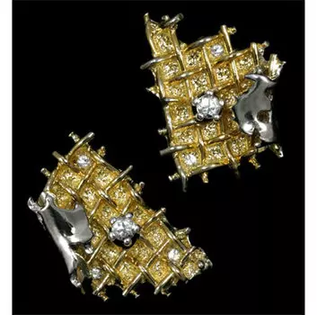 Золотые серьги 20060