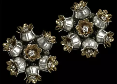 Золотые серьги 20210