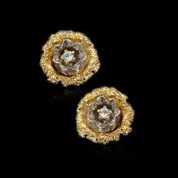 Золотые серьги 20220