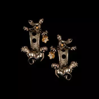 Золотые серьги 20322