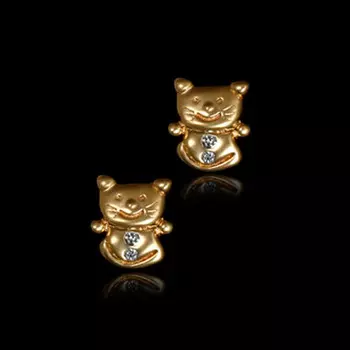 Золотые серьги 20510