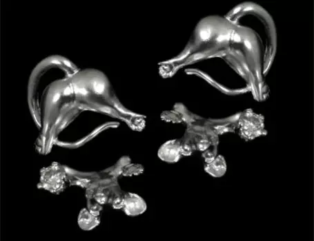 Золотые серьги 20540