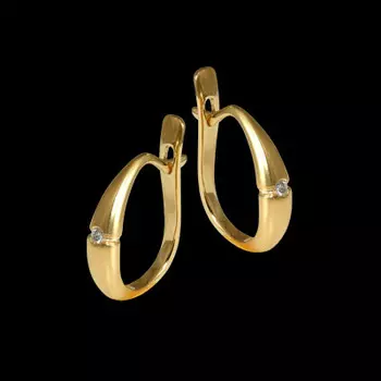 Золотые серьги 20850