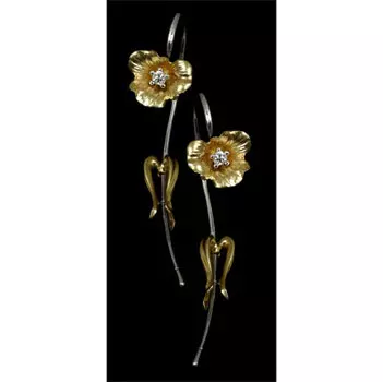 Золотые серьги 20960