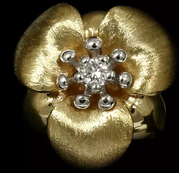 Золотые серьги 20980