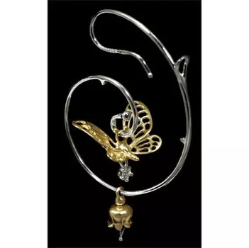 Золотые серьги 21090