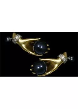 Золотые серьги 21130