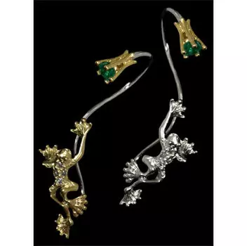 Золотые серьги 21330