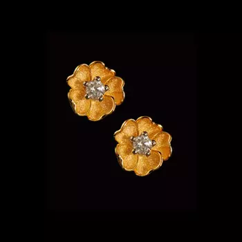 Золотые серьги 21890