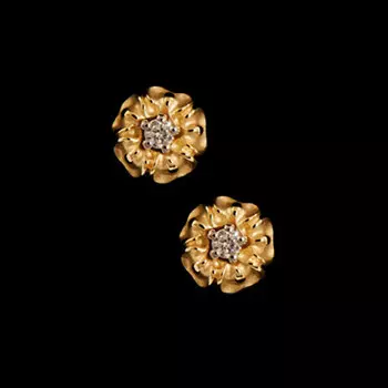 Золотые серьги 21960