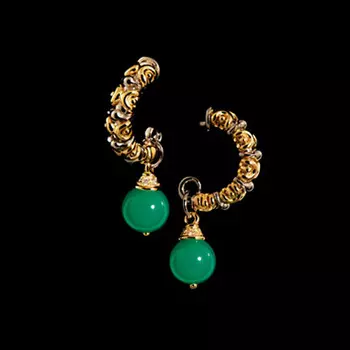 Золотые серьги 21972