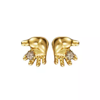 Золотые серьги 22150