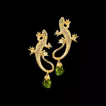 Золотые серьги 22200