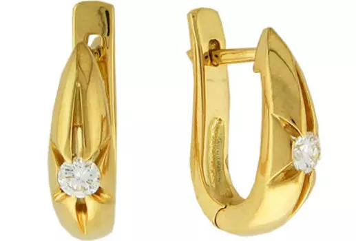 Золотые серьги 32C610299