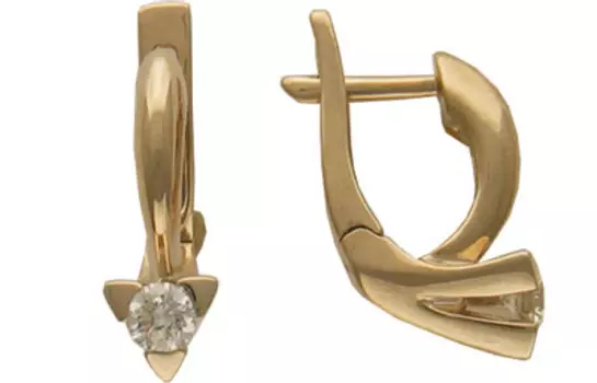 Золотые серьги 32C610317