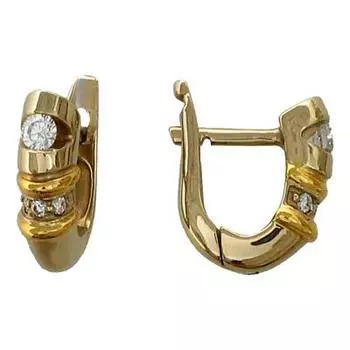 Золотые серьги 32C660104