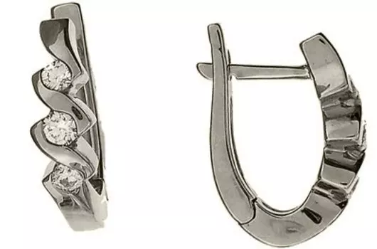 Золотые серьги 32C670268