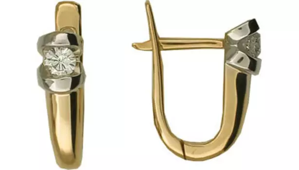 Золотые серьги 32C680074