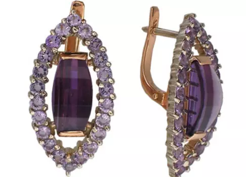 Золотые серьги 45C362647