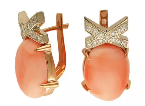 Золотые серьги 56C660003