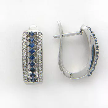 Золотые серьги 65C621116