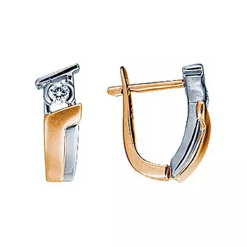 Золотые серьги 71067RS