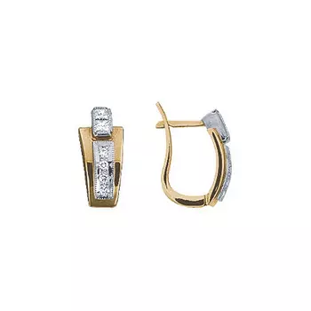 Золотые серьги 71216RS