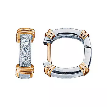 Золотые серьги 71286RS