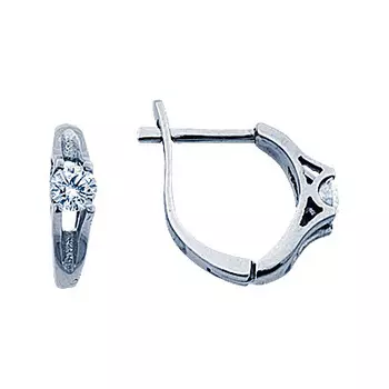 Золотые серьги 71366RS