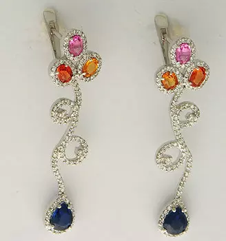 Золотые серьги 71C621901