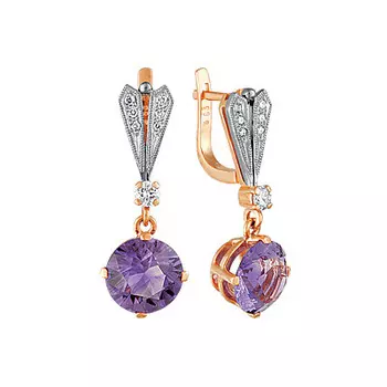 Золотые серьги 90022RS