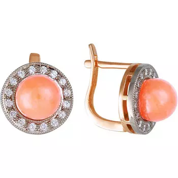 Золотые серьги 90094RS