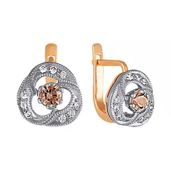 Золотые серьги 90099RS