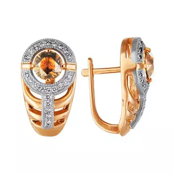 Золотые серьги 90239RS