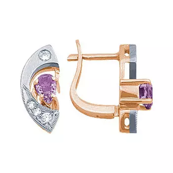 Золотые серьги 90688RS