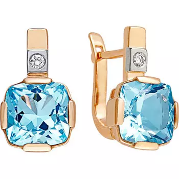 Золотые серьги 90952RS