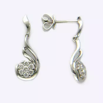 Золотые серьги 95C621878