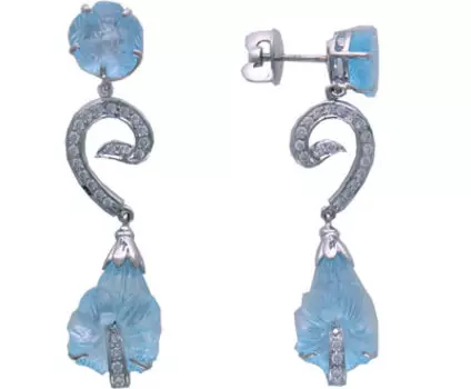 Золотые серьги D9C621125