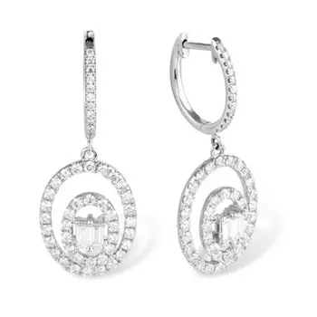 Золотые серьги E00024065WG