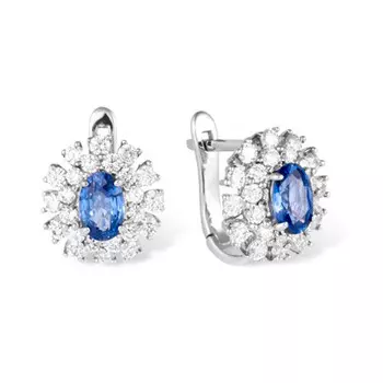 Золотые серьги E0006379WGsap